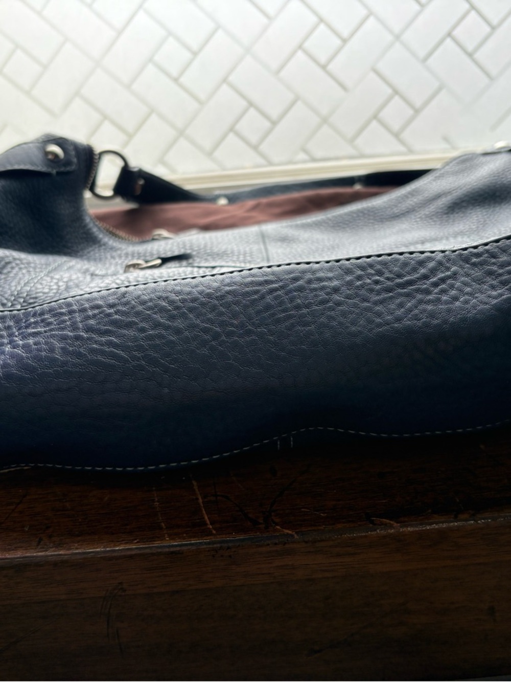 Coach Penelope Hobo Pebbled Leather Shoulder Bag - Picture 3 of 6